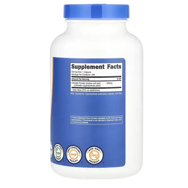 Nutricost Chlorella 500mg Capsules